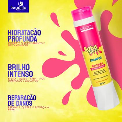 Imagem de Shampoo Baba Gloss Begônia 400ml