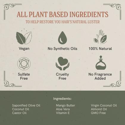 Imagem de Shampoo Bar JRLIGGETT'S Hidratante Totalmente Natural 100g x3