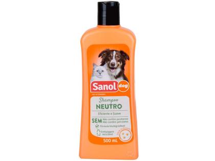 Imagem de Shampoo Cachorro e Gato Neutro - Sanol Dog 500ml