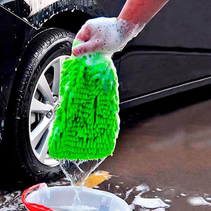 Imagem de Shampoo Carro Lemon 2.8L Evox Desengraxante Luva + Pinceis