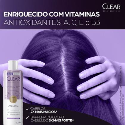Imagem de Shampoo CLEAR Derma Solutions Antiqueda 300 ml
