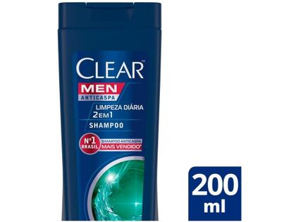 Imagem de Shampoo Clear Limpeza Diária 2 em 1 - 200ml