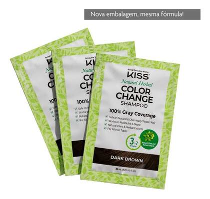 Imagem de Shampoo Color Change Kiss New York Tonalizante Cobre Brancos