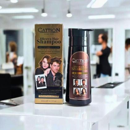 Imagem de Shampoo coloração Cabelo Castanho Todos os Dias 400ml Cattion