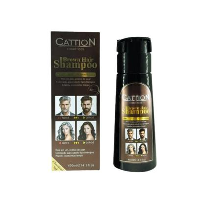 Imagem de Shampoo coloração Cabelo Castanho Todos os Dias 400ml Cattion