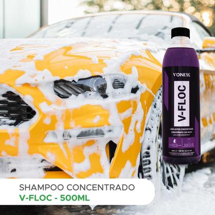 Imagem de Shampoo Concentrado Automotivo Neutro V-floc 500ml Vonixx