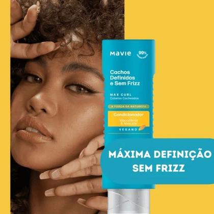Imagem de Shampoo Condic e Máscara Max Curl Mavie Cachos Definidos