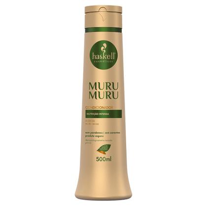 Imagem de Shampoo Condicionador e Máscara 500g Haskell Murumuru Nutrição Intensa Vegano Sem Parabenos e Corantes