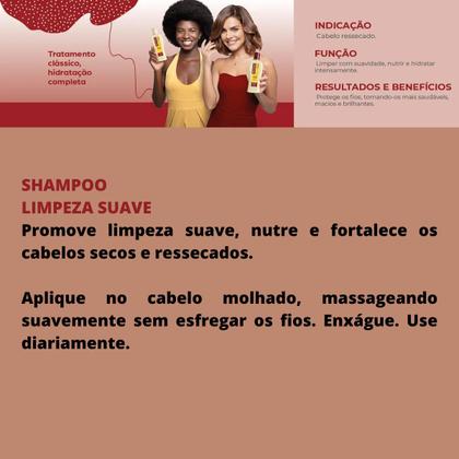 Imagem de Shampoo Condicionador Máscara capilar Tutano Bio Extratus 1L