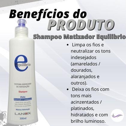 Imagem de Shampoo + Condicionador + Máscara Equilíbrio Matizador Lanox