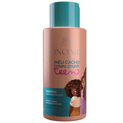 Imagem de Shampoo + Condicionador Meu Cacho Meu Crush Teen Inoar 500ml