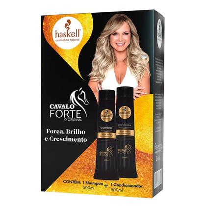 Imagem de Shampoo+ Condicionador Promopack Haskell Cavalo Forte 500ml