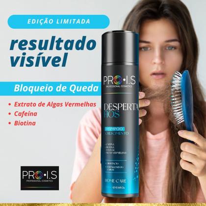 Imagem de Shampoo Cresce Cabelo RápidoCafeínaAlga VermelhaAntiqueda