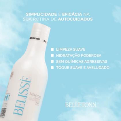 Imagem de Shampoo De Cabelo Vegano Efeito Liso Perfeito 300ml Belissè