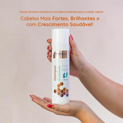 Imagem de Shampoo de Crescimento com Vitaminas A, B1 e B6 300 ml Ramelk