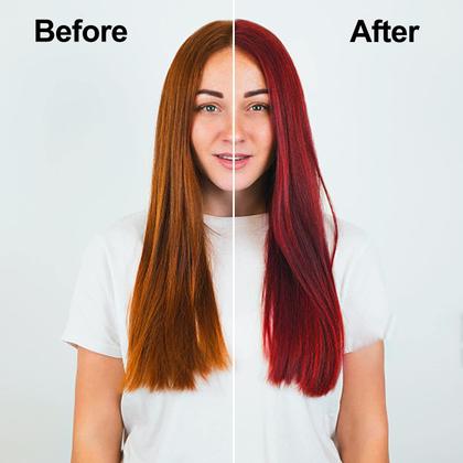 Imagem de Shampoo de tintura de cabelo Agthyuve Wine Red Semipermanente 500mL