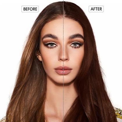 Imagem de Shampoo de tintura de cabelo Onilyua Dark Brown 500mL com cobertura 100% cinza