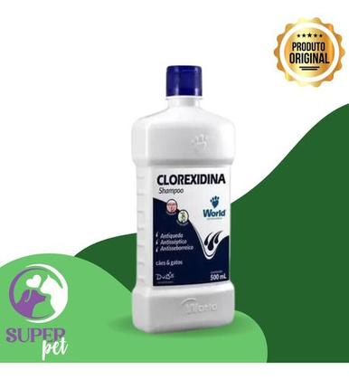 Imagem de Shampoo Dermatite Clorexidina 500ml World Fragrância Suave