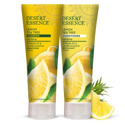 Imagem de Shampoo Desert Essence Lemon Tea Tree 240 mL com raiz de maca