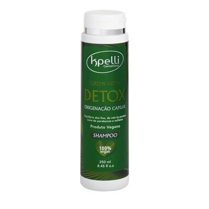 Imagem de Shampoo Detox Green Vitta da Kpelli - 100% Vegan - 250ml
