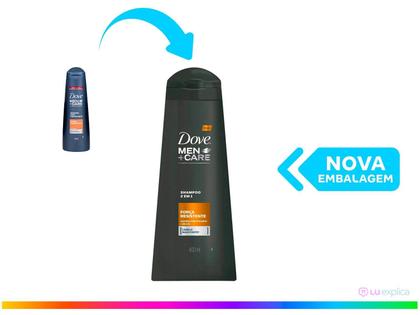 Imagem de Shampoo Dove Men Care 2 Em1 Força Resistente 400ml