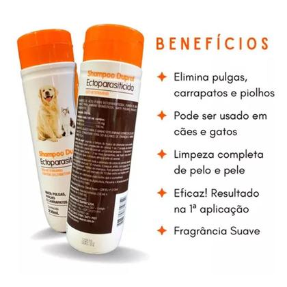 Imagem de Shampoo Duprat Ectoparasiticida para Cães e Gatos 230ml