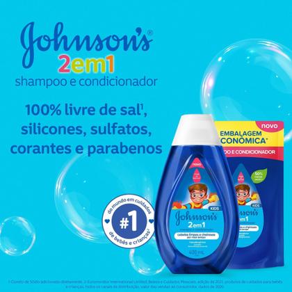 Imagem de Shampoo e Condicionador Infantil Johnson's Baby 2 em 1 400ml