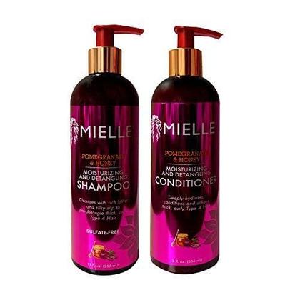 Imagem de Shampoo e Condicionador Mielle Pomegranate & Honey - 360ml