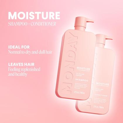 Imagem de Shampoo e Condicionador MONDAY HAIRCARE Moisture - 800ml (2 Unidades)