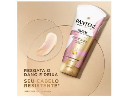 Shampoo e Condicionador Pantene Hidrata & Resgata - Colágeno Imagem de Shampoo e Condicionador Pantene Hidrata & Resgata