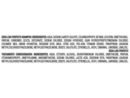 Imagem de Shampoo e Condicionador Seda Liso Perfeito - 325ml