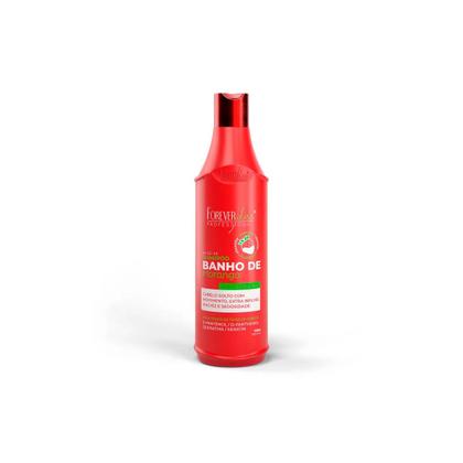 Imagem de Shampoo e Máscara Banho de Verniz Morango Forever Liss 500ml