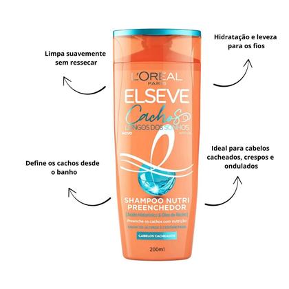 Imagem de Shampoo Elseve Cachos dos Sonhos 200ml