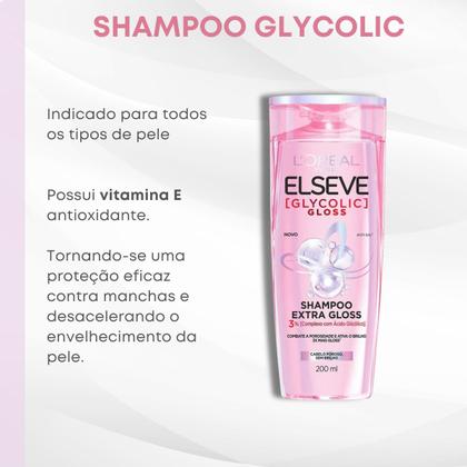 Imagem de Shampoo Elseve Extra Glycolic Gloss Tratamento Poroso 200ml
