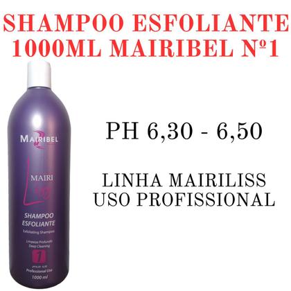 Imagem de Shampoo Esfoliante MairiLiss 1000ml Mairibel Nº1 Original