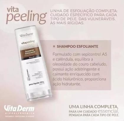 Imagem de Shampoo Esfoliante VitaDerm Vita Peeling 200g