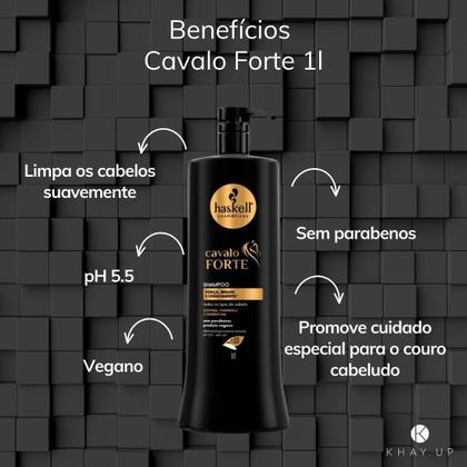 Imagem de Shampoo - Haskell - Cavalo Forte - Força e Crescimento 1l