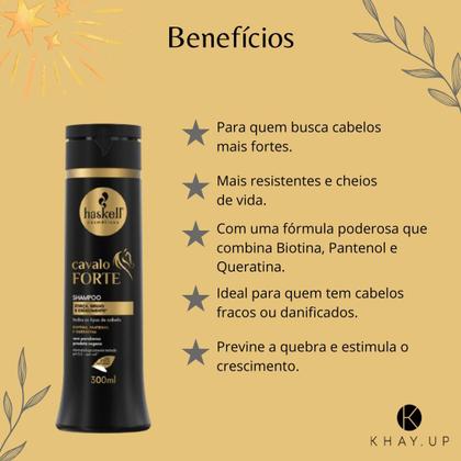 Imagem de Shampoo - Haskell - Cavalo Forte - Força e Crescimento 300ml