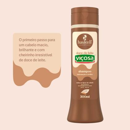Imagem de Shampoo Haskell Doce de Leite Viçosa 300ml