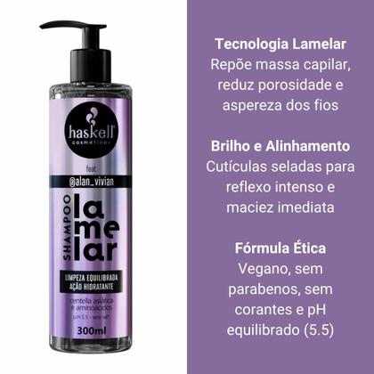 Imagem de Shampoo Haskell Lamelar 300ml