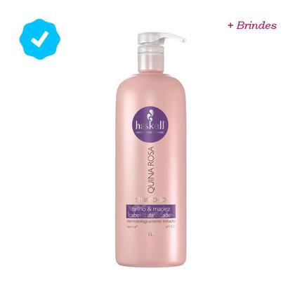 Imagem de Shampoo Haskell Quina Rosa 1 Litro - Brilho