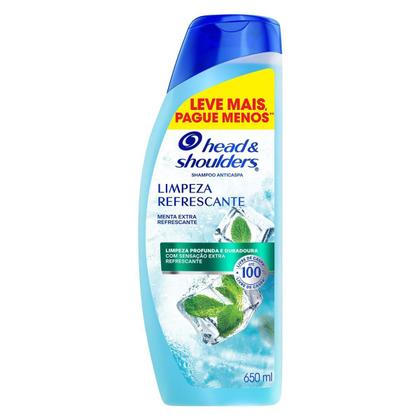 Imagem de Shampoo Head&Shoulders Limpeza Eficaz Leve Mais Por Menos 650ml
