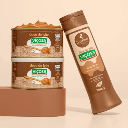 Imagem de Shampoo Hidratação e Brilho Doce de Leite Haskell Viçosa 300ml