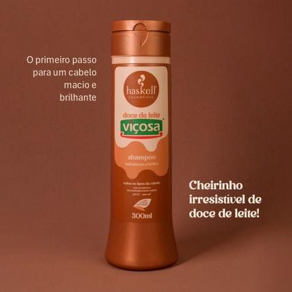 Imagem de Shampoo Hidratação e Brilho Doce de Leite Haskell Viçosa 300ml