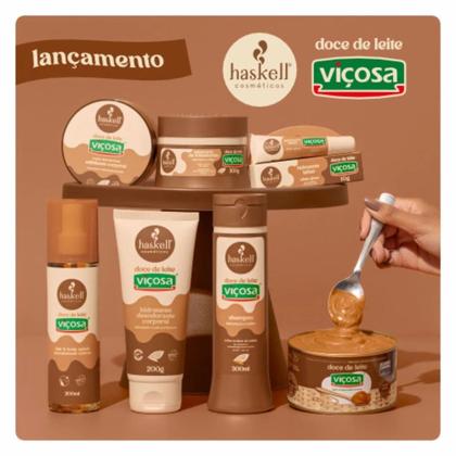 Imagem de Shampoo Hidratação e Brilho Doce de Leite Haskell Viçosa 300ml