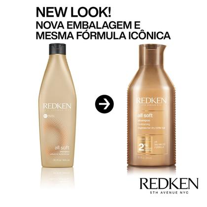 Imagem de Shampoo Hidratante Redken All Soft 300 ml
