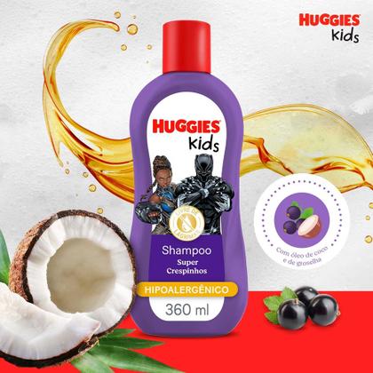 Imagem de Shampoo Infantil Huggies Kids Super Crespinhos 360ml