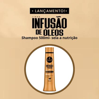 Imagem de Shampoo Infusão de Óleos 500ml Haskell ultra ressecado