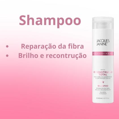 Imagem de Shampoo Jacques Janine Reconstrução Total 240ml