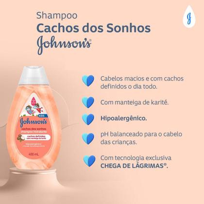 Imagem de Shampoo Johnson's Baby Cachos Definidos 400ml